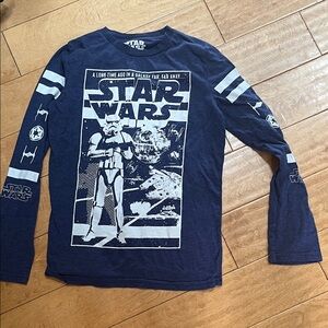 Star Wars Navy Blue Long Sleeve Tee